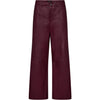Depeche leather wear Boa leather pants - Wide leg (HW) Pants 279 Burgundy