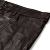 Depeche leather wear Boa leather pants - full length (HW) Pants 008 Chocolate