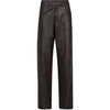 Depeche leather wear Boa leather pants - full length (HW) Pants 008 Chocolate