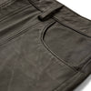 Depeche leather wear Boa HW Straight Leather Pants Pants 054 Khaki