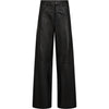 Depeche leather wear Boa leather pants - Wide leg (HW) Pants 099 Black (Nero)