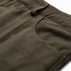 Depeche leather wear Boa HW Wide Leg Suede Pant Pants 054 Khaki