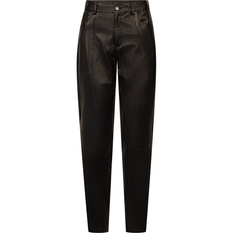 Depeche leather wear Boa skinny leg leather pants Pants 008 Chocolate