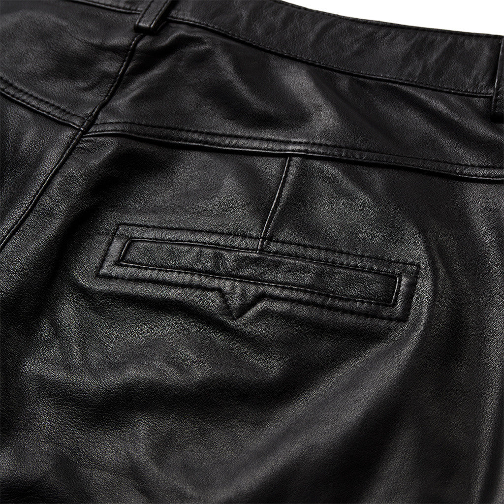 Depeche leather wear Boa skinny leg leather pants Pants 099 Black