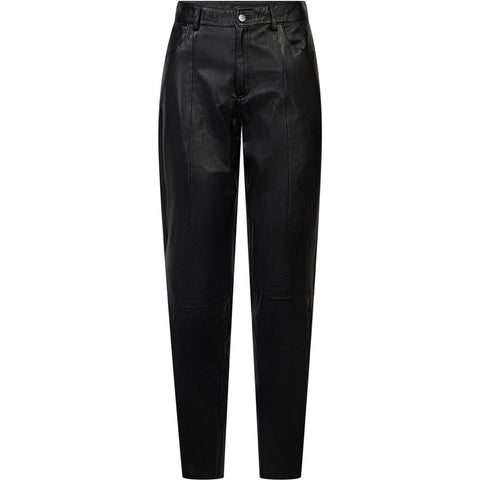 Depeche leather wear Boa skinny leg leather pants Pants 099 Black