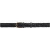 DEPECHE Braided belt Belt 154 Black/Brass
