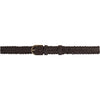 DEPECHE Braided belt Belt 211 Chocolate/Brass