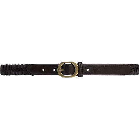 DEPECHE Braided belt Belt 033 Mocca