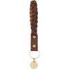 DEPECHE Braided leather keyhanger Accessories 133 Brandy