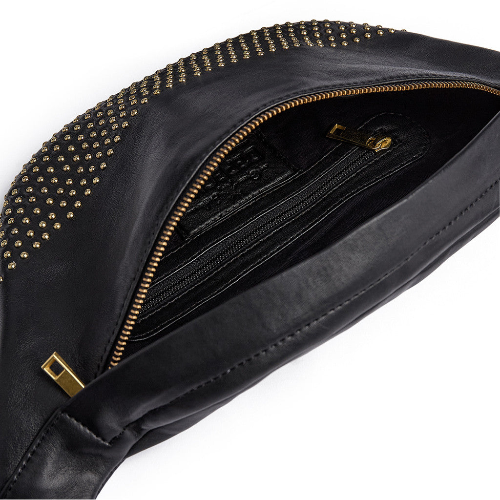 DEPECHE Bucharest sheep leather bumbag Bumbag 099 Black