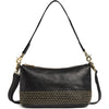 DEPECHE Bucharest sheep leather shoulder bag Shoulderbag / Handbag 099 Black