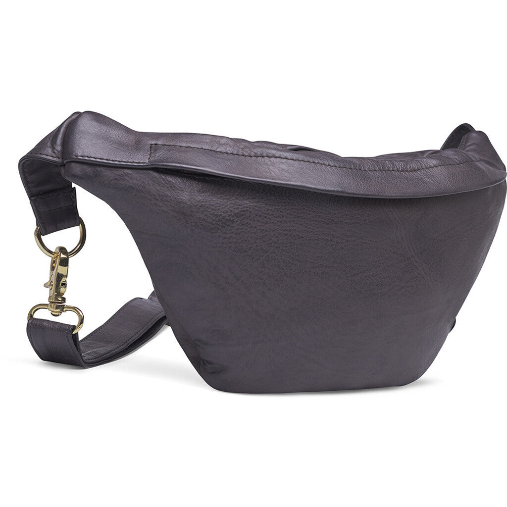 DEPECHE Bumbag in a buttery soft leather quality Bumbag 024 Antracit