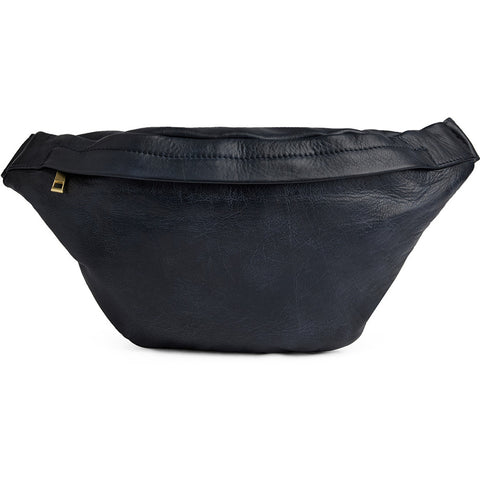 DEPECHE Bumbag in a buttery soft leather quality Bumbag 285 Midnight Blue