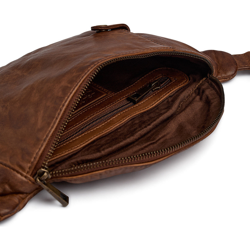 DEPECHE Bumbag in soft leather quality Bumbag 221 Chesterfield