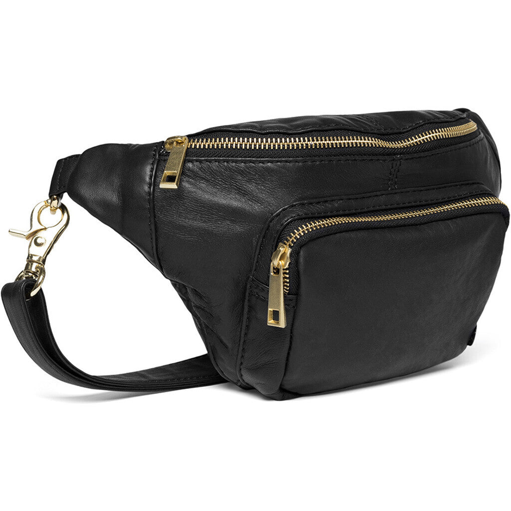 DEPECHE Classic must-have leather bumbag Bumbag 097 Gold