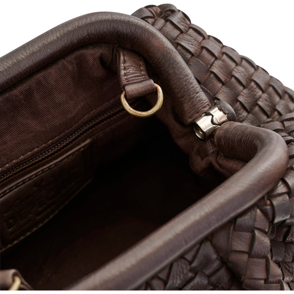 DEPECHE Cali clutch Small bag / Clutch 161 Dark brown