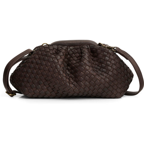 DEPECHE Cali clutch Small bag / Clutch 161 Dark brown