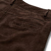 Depeche leather wear Cat suede pants Pants 067 Dusty brown
