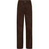 Depeche leather wear Cat suede pants Pants 067 Dusty brown