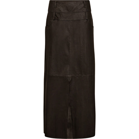 Depeche leather wear Clara maxi leather skirt Skirt 015 Brown