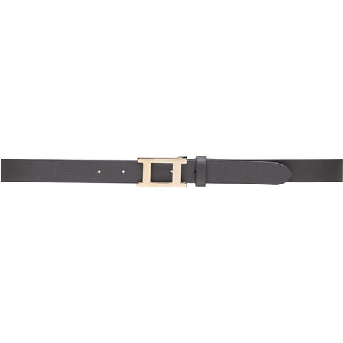 Jeans leatherbelt with nice buckle / 14908 - Cognac