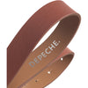 DEPECHE Classic belt Belts 040 Dark cognac