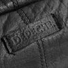 DEPECHE Classic bumbag in soft washed leather Bumbag 099 Black (Nero)