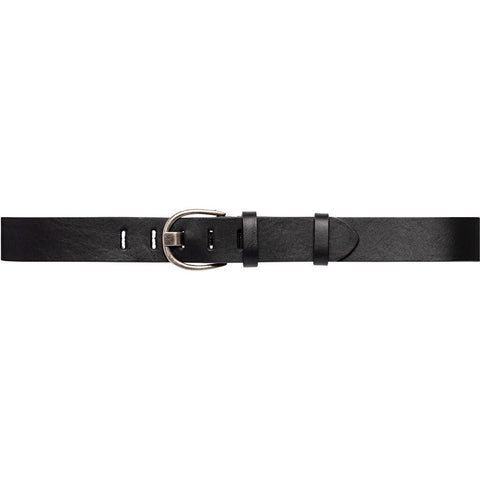 DEPECHE Classic jeans belt in delicious leather quality Belts 099 Black (Nero)