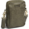 DEPECHE Classic mobile bag in soft leather quality Mobilebag 049 Army Green