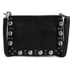 DEPECHE Clutch with studs Clutch 099 Black (Nero)