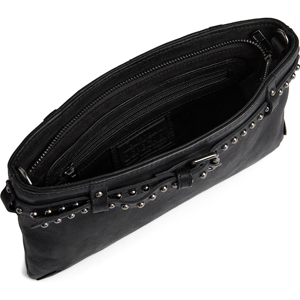 DEPECHE Clutch with studs Clutch 099 Black (Nero)
