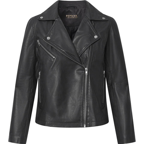 Timeless Noelle leather jacket / 51248 - Black (Nero)