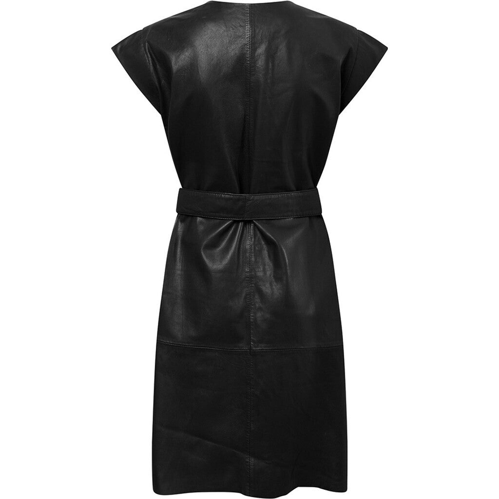 Depeche leather wear Cool Rosita shirt dress Dresses 099 Black (Nero)