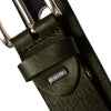 DEPECHE Cool jeans leather belt decorated with large eyelets Belts 049 Army Green