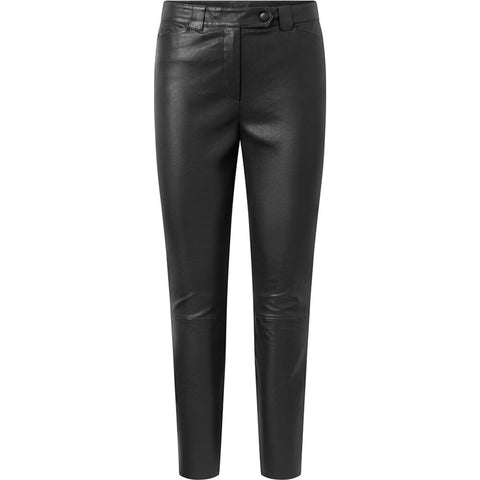 Depeche leather wear Cool pants in soft and nice leather quality Pants 099 Black (Nero)