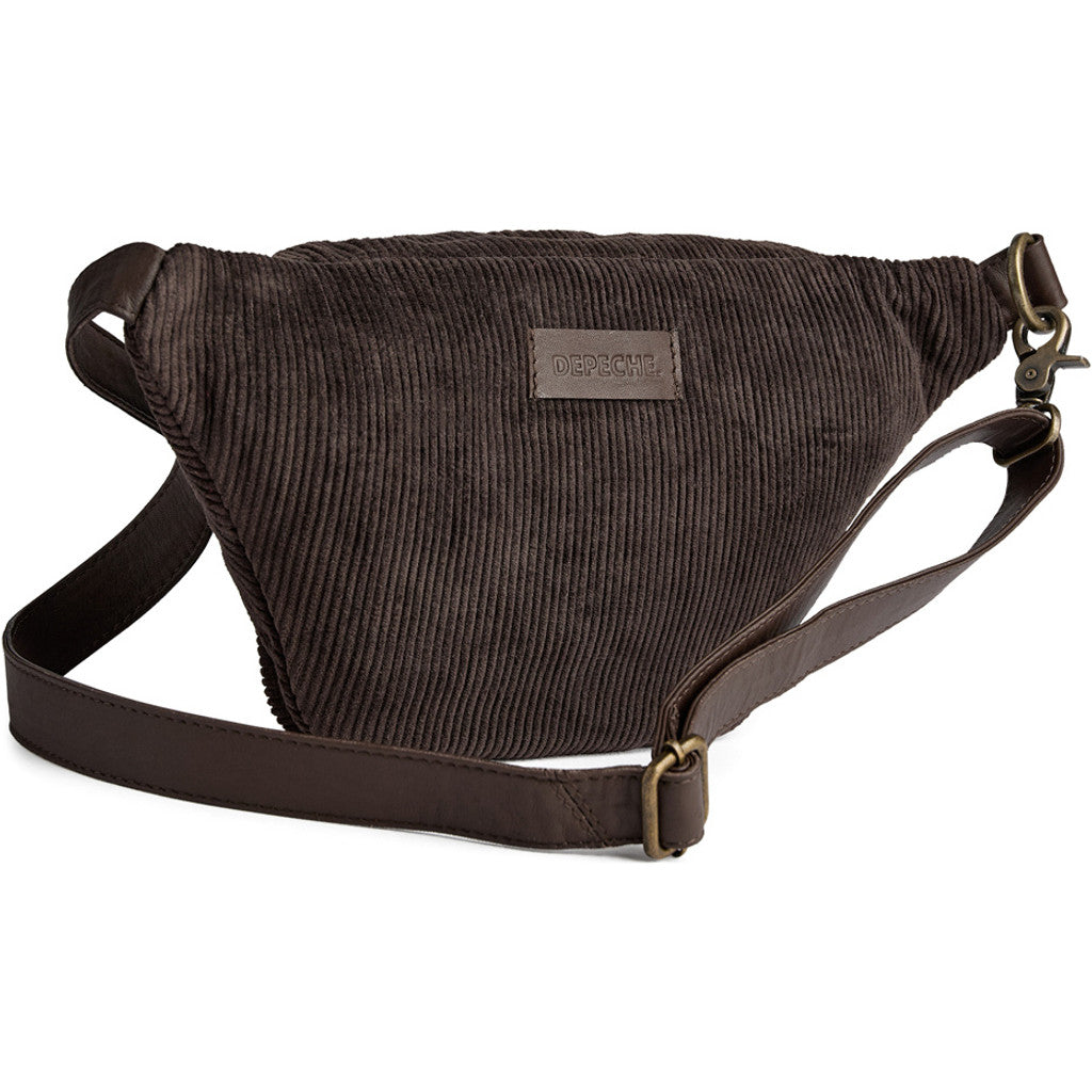 DEPECHE Corduroy bumbag Bumbag 015 Brown