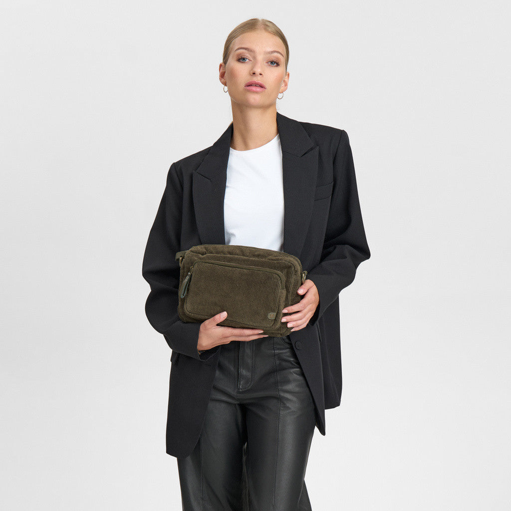 DEPECHE Corduroy crossover Cross over 049 Army Green