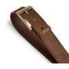 DEPECHE Cow belt Belts 184 Walnut