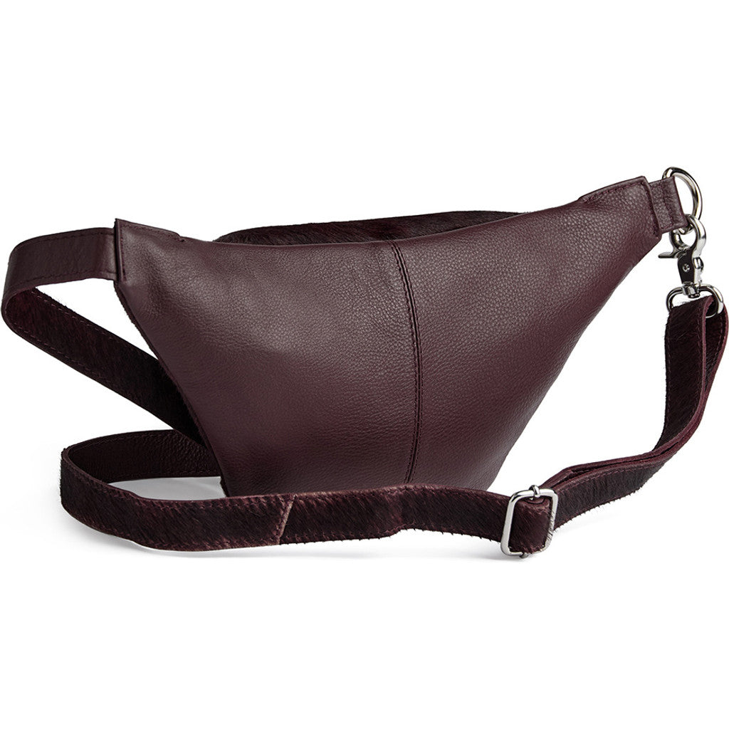DEPECHE Hair-on leather bumbag Bumbag 305 Ox Blood