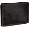 DEPECHE Cow hair-on credit card holder Accessories 161 Dark brown