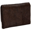 DEPECHE Cow hair-on credit card holder Accessories 161 Dark brown