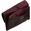 DEPECHE Cow hair-on credit card holder Accessories 161 Dark brown