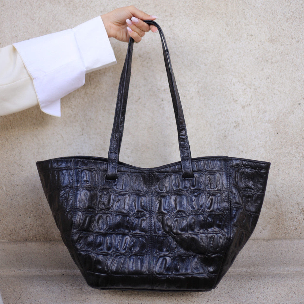 DEPECHE Croco shopper Shopper 306 Croco Deluxe