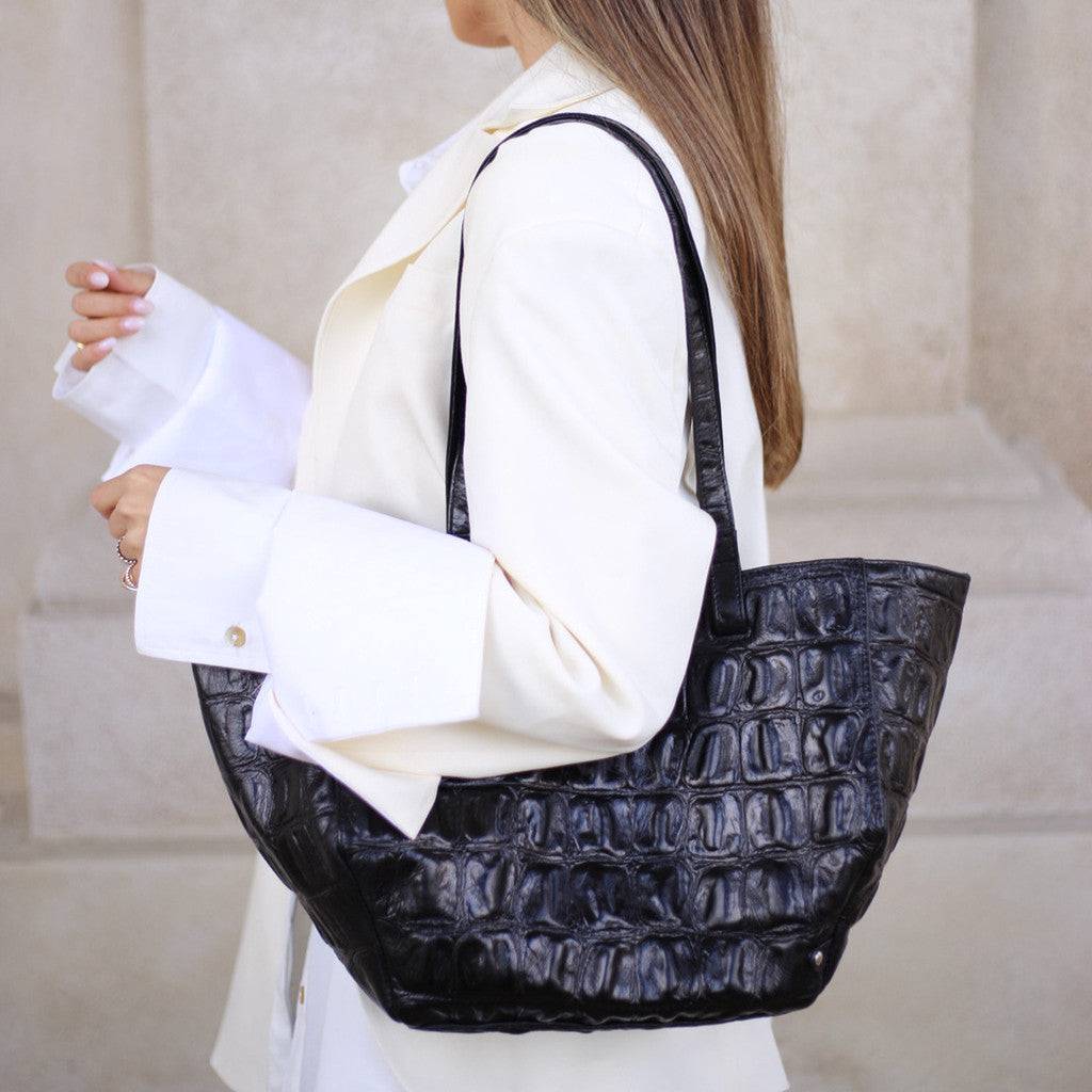 DEPECHE Croco shopper Shopper 306 Croco Deluxe