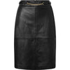 Depeche leather wear Doreen overknee leather skirt Skirts 099 Black (Nero)