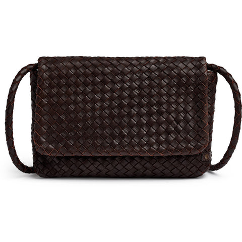 DEPECHE Elegant crossover Clutch 161 Dark brown