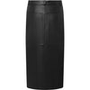 Depeche leather wear Elegant underknee Evi pencil skirt in soft leathe Skirts