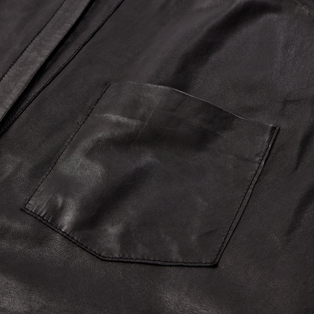 Depeche leather wear Eliza leather vest Vest 099 Black