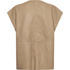 Depeche leather wear Eliza leather vest Vest 177 Cream