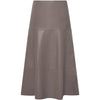 Depeche leather wear Elvira underknee leather skirt Skirts 168 Latte